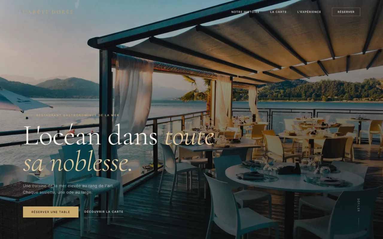 L'Arête Dorée — restaurant gastronomique